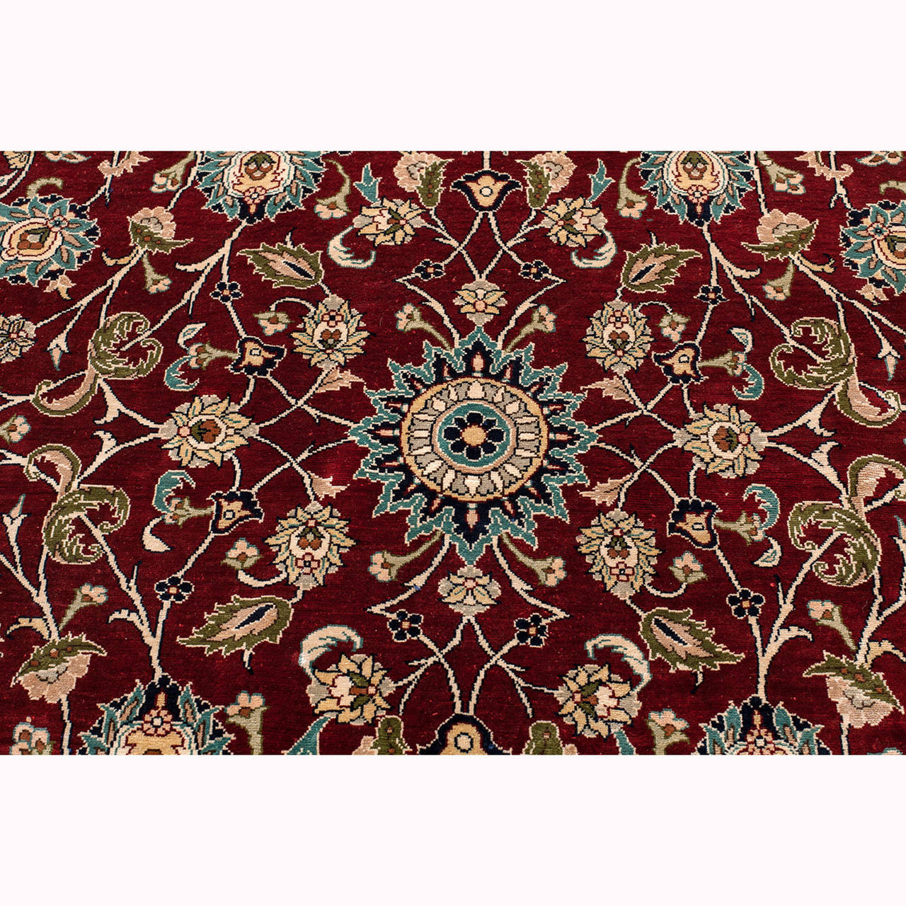 Pure Silk Turkish Carpet, Signed