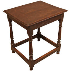 Rare Small Queen Anne Oak Centre Table, circa 1710