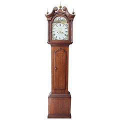 Small Early 19th Century Oak Eight-Day Longcase Clock, circa 1815
