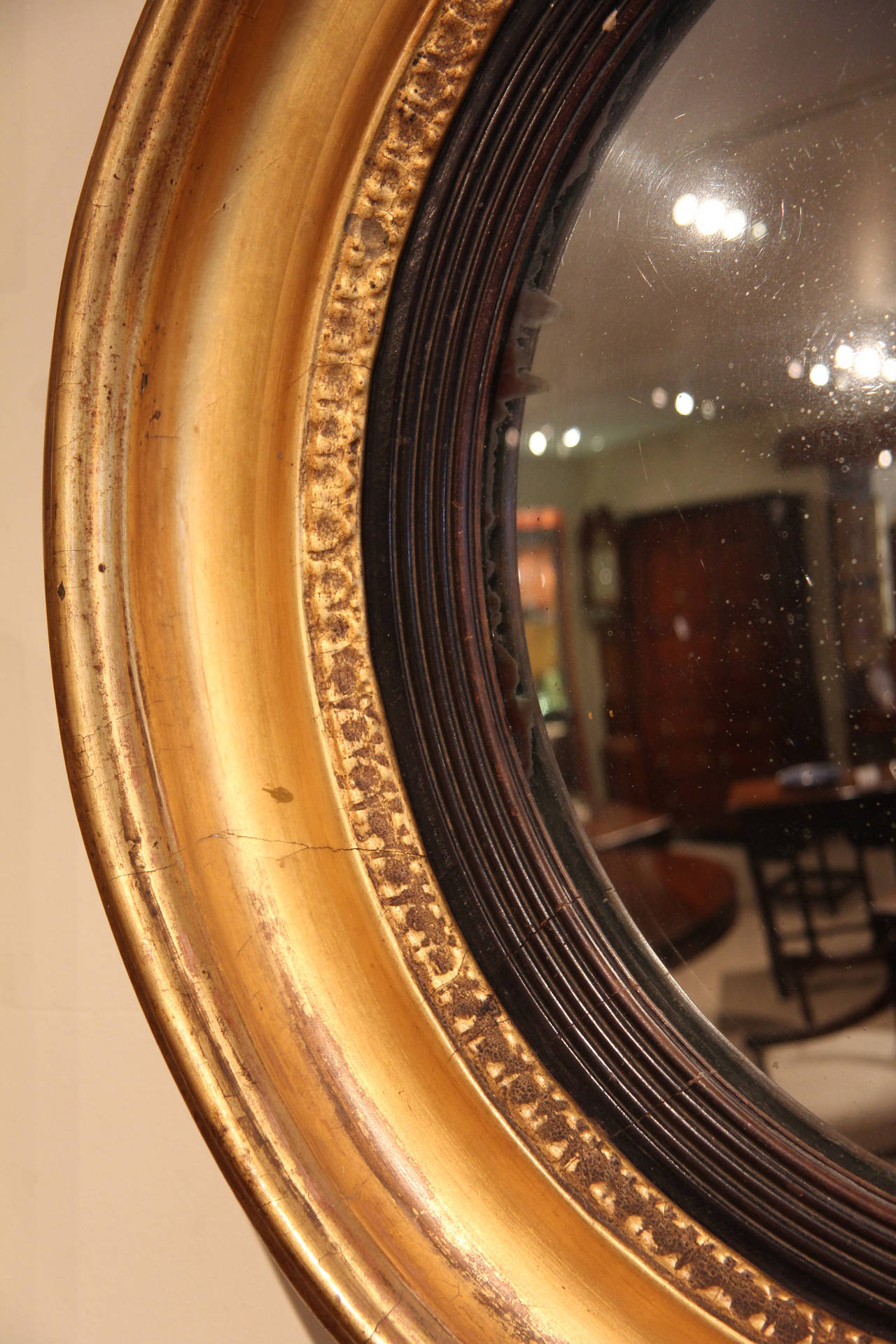 Small Regency Convex Mirror In Good Condition For Sale In Wiltshire, GB