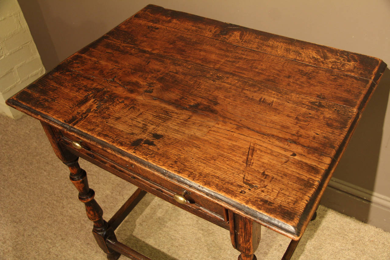 Oak and Ash Lowboy, circa 1720