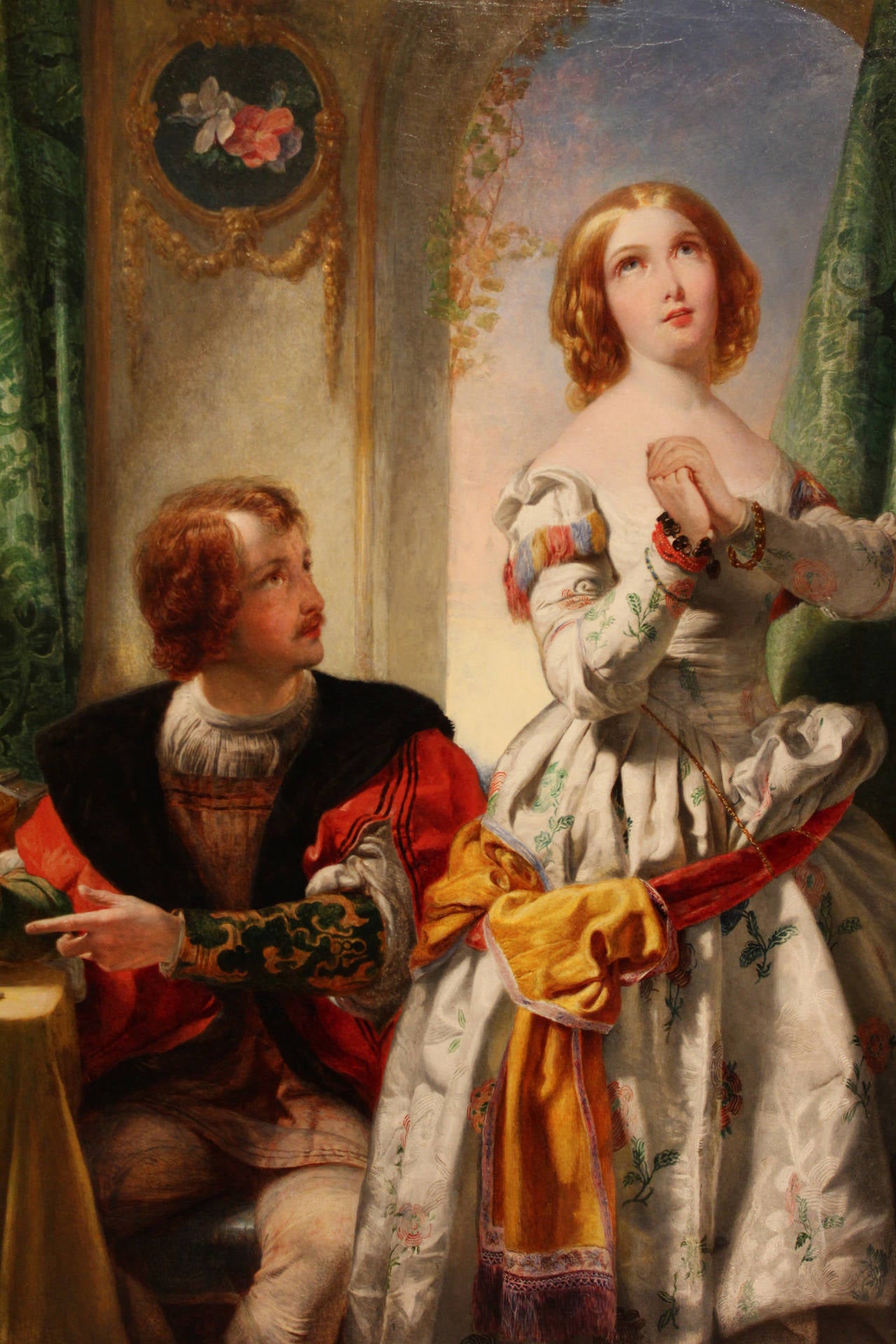 "The Decision of the Caskets" Oil Painting from the Merchant of Venice