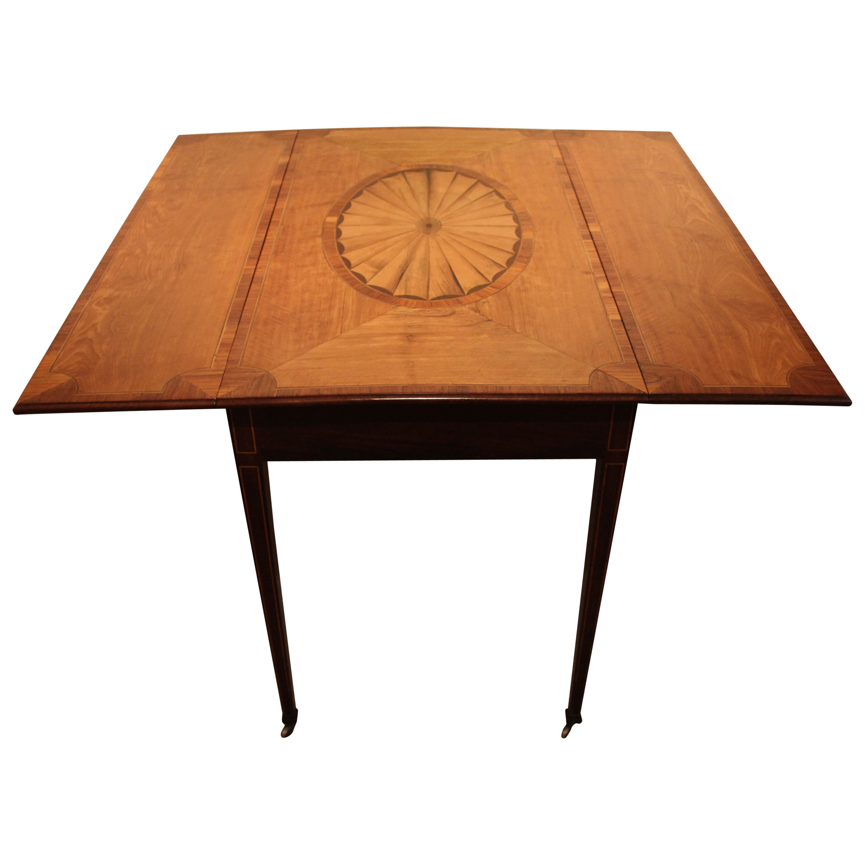 18th Century Satinwood Inlaid Pembroke Table