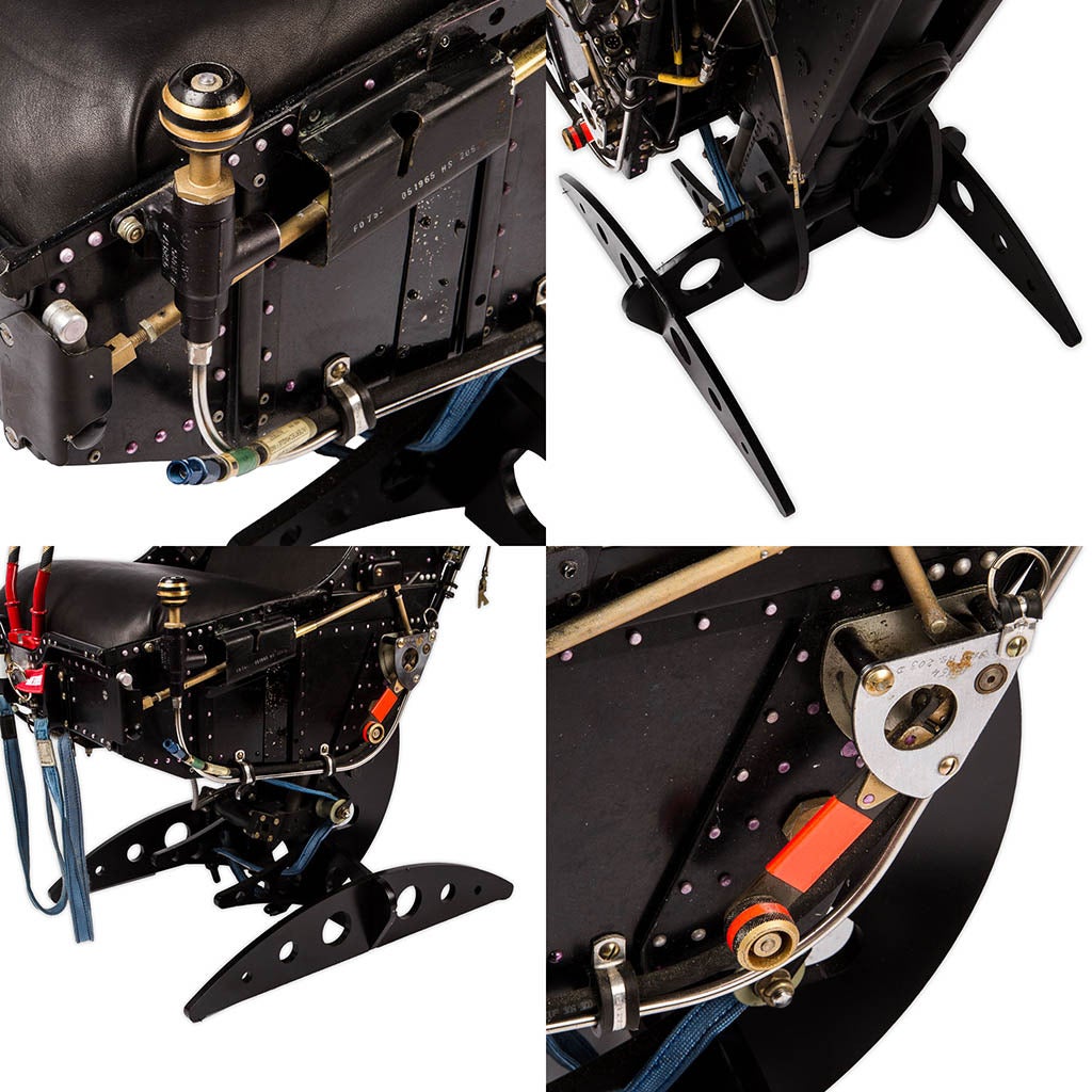 Metal Stylish and Very Unusual Martin Baker Aircraft Ejection Seat