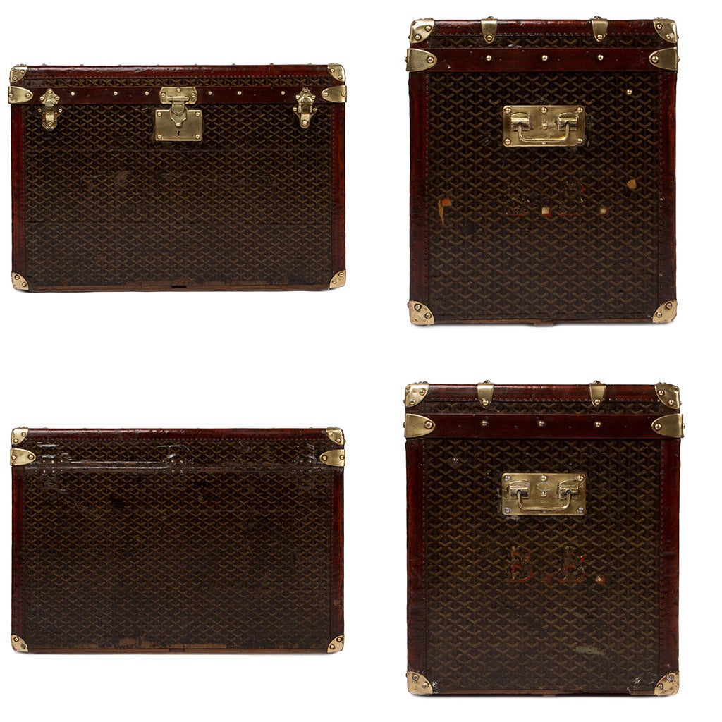 Antique early-20th Century genuine and superb Goyard 