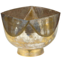 Ward Bennett Footed Silver Bowl