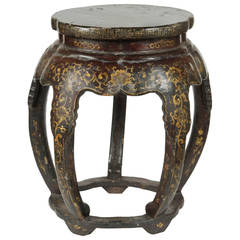 Chinese Lacquer Stool