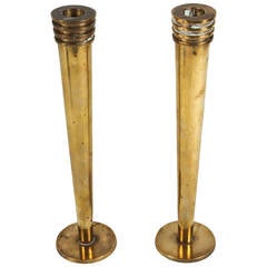 Antique Pair of Hudson Rissman Candle Sticks