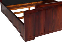 Art Deco Style King-Size Bed in Rosewood