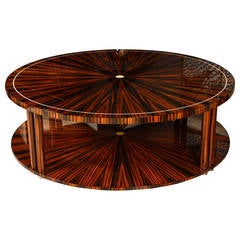 Art Deco Style Coffee Table in Macassar