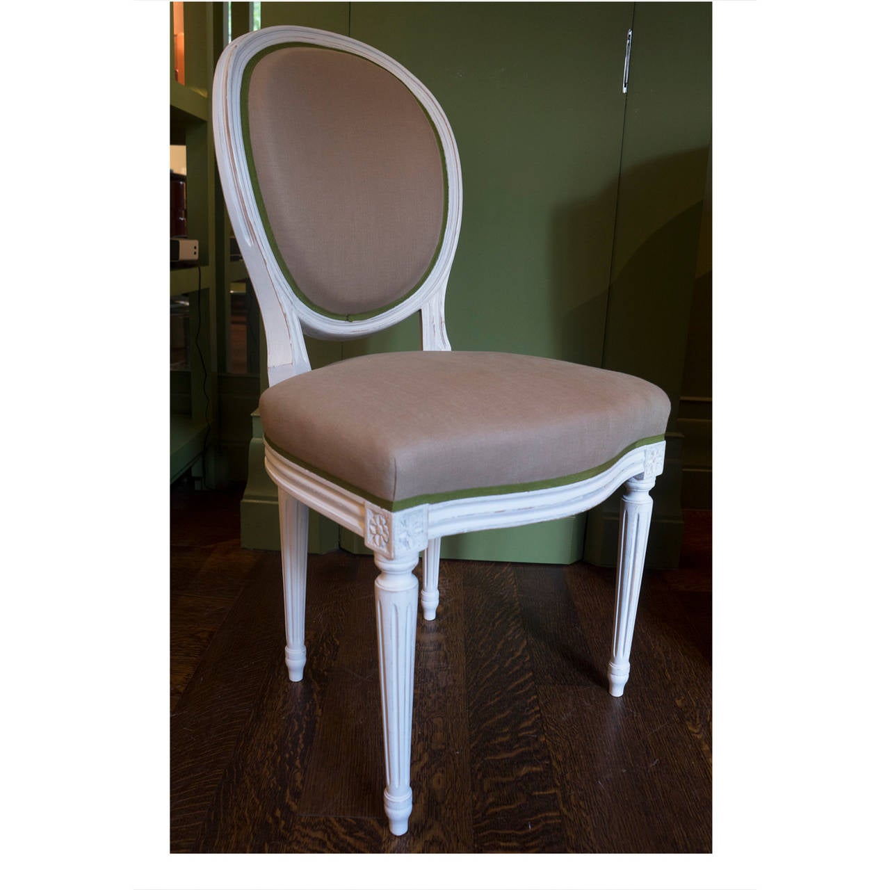 Set of Six Louis XVI Style Dining Chairs, circa 1900 In Excellent Condition In New York, NY