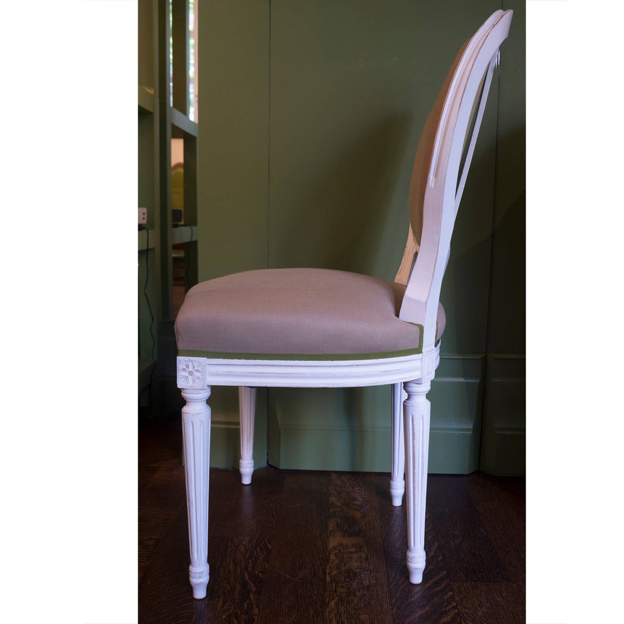 French Set of Six Louis XVI Style Dining Chairs, circa 1900