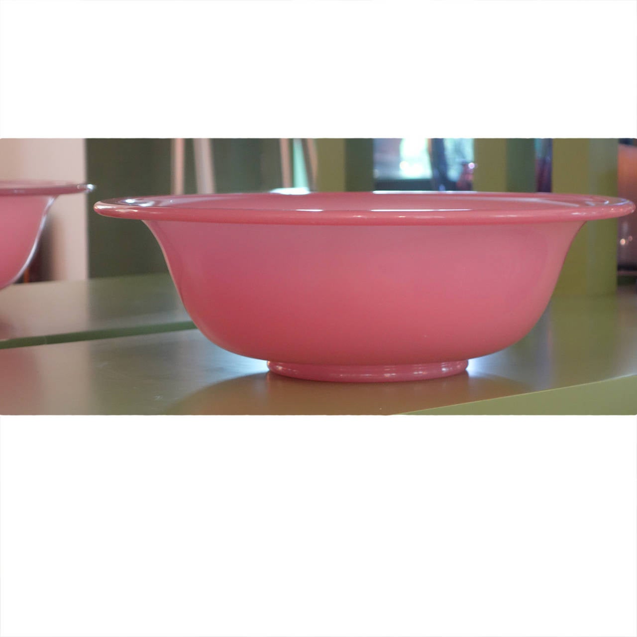 Mid-19th Century French Pink Opaline Bowl