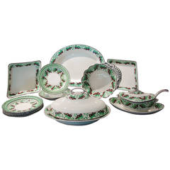 19th Century Spode Creamware Partial Dinner Service