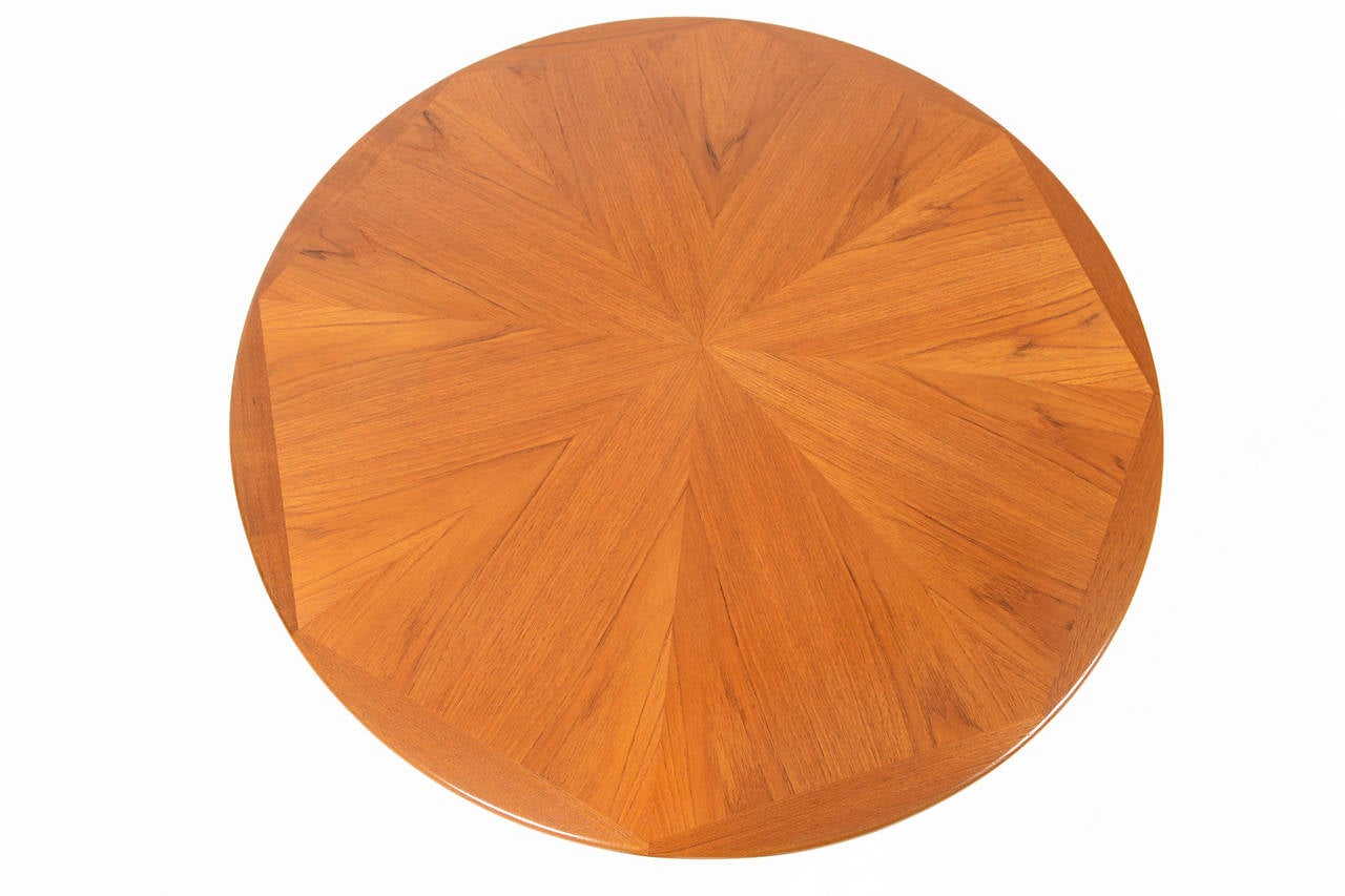 Starburst Round Coffee Table in Teak by Spottrup Møbelfabrik 2