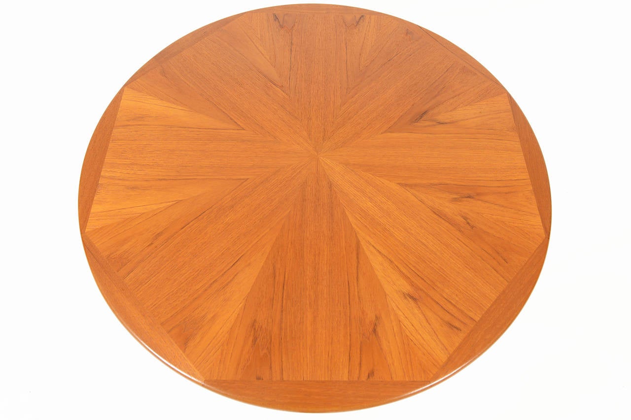 Starburst Round Coffee Table in Teak by Spottrup Møbelfabrik 1