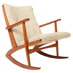 Søren Georg Jensen Teak Rocking Chair