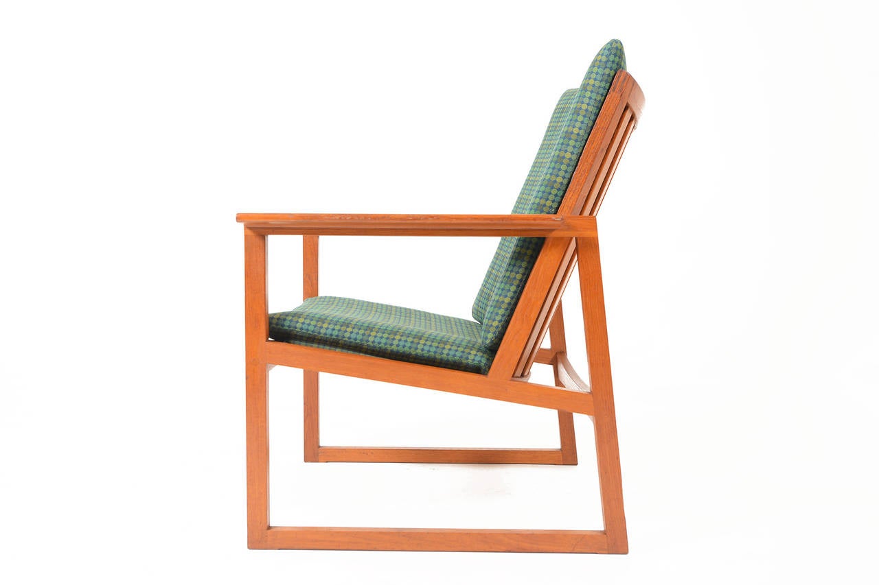 Scandinavian Modern Pair of Børge Mogensen Teak Lounge Chairs