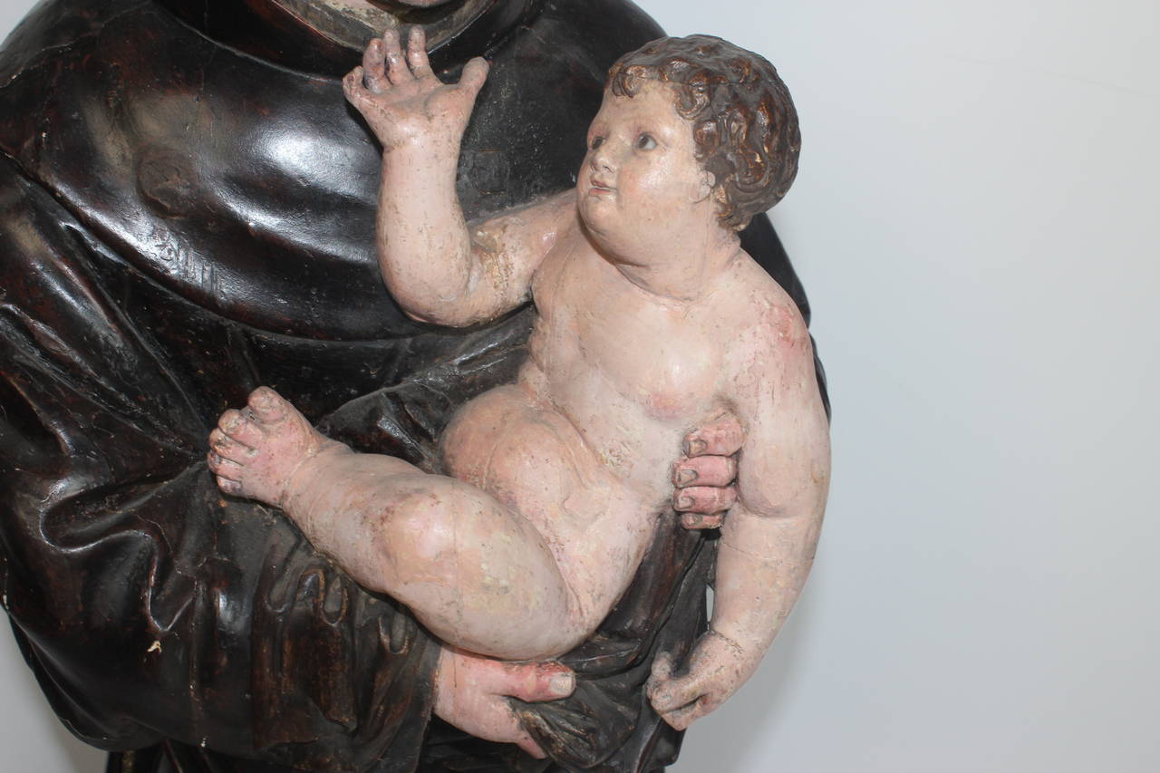 Spagnolo Scultura di San Francesco Saverio del XIX secolo, SJ in vendita