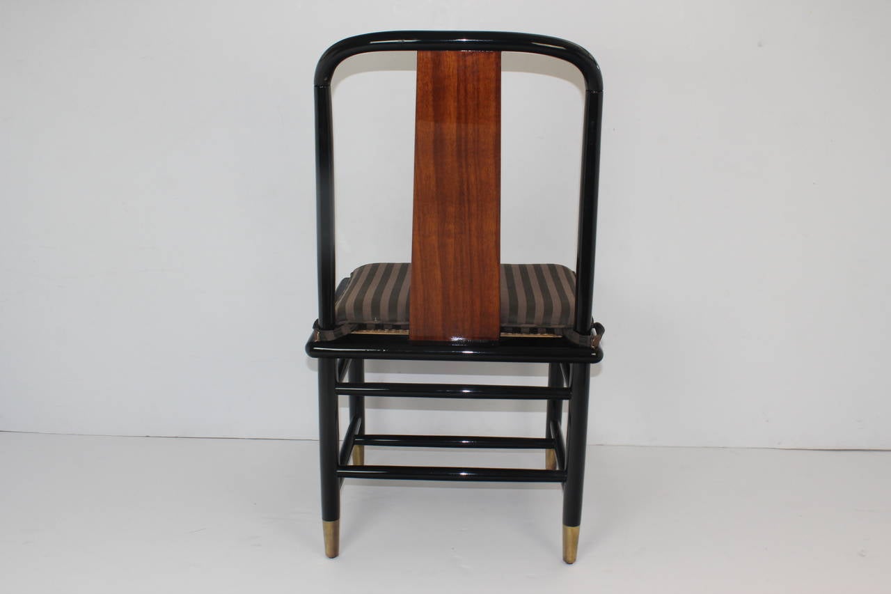 Brass Henredon Chairs S/6