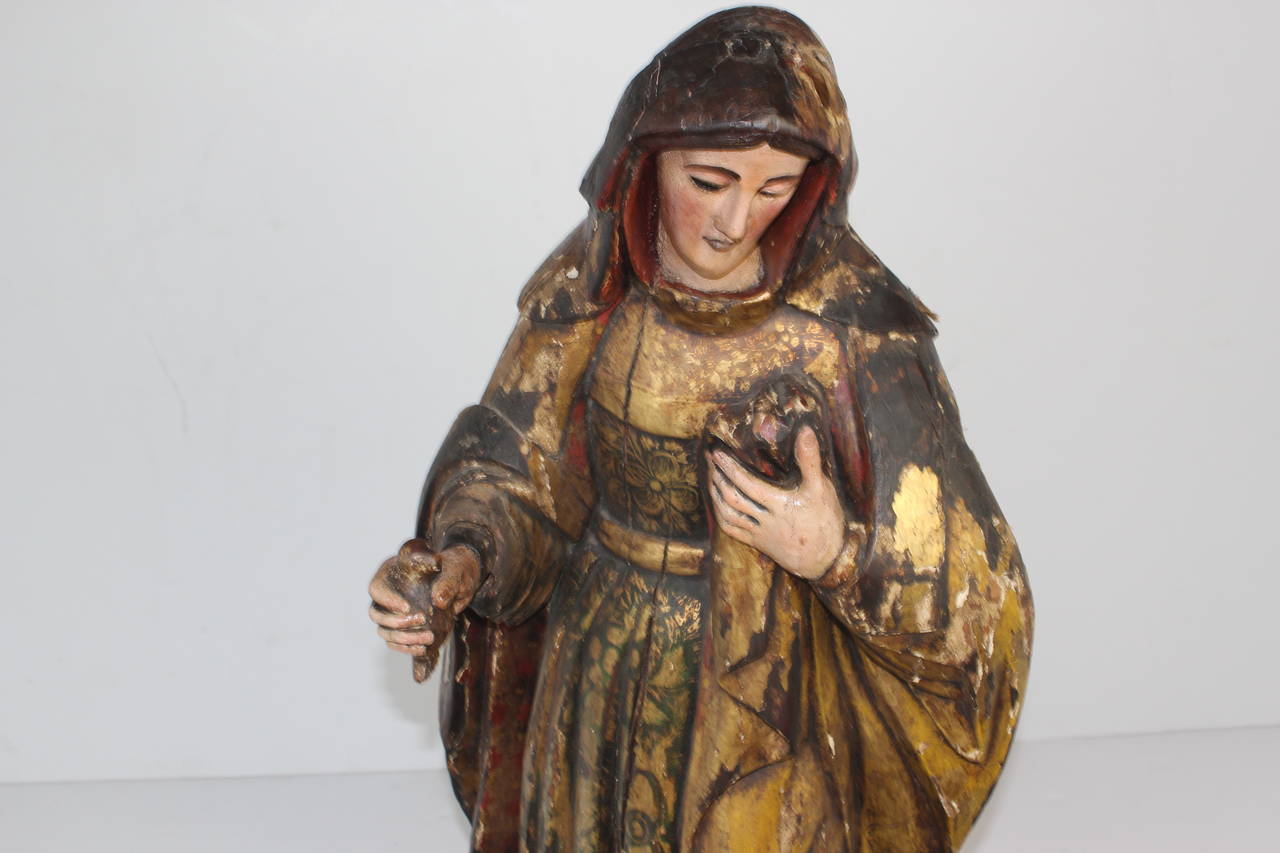 Italian Late 18th Century Virgin Mary
