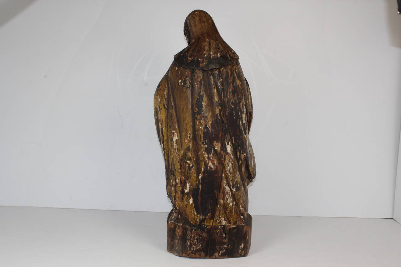 Late 18th Century Virgin Mary In Good Condition In Pomona, CA