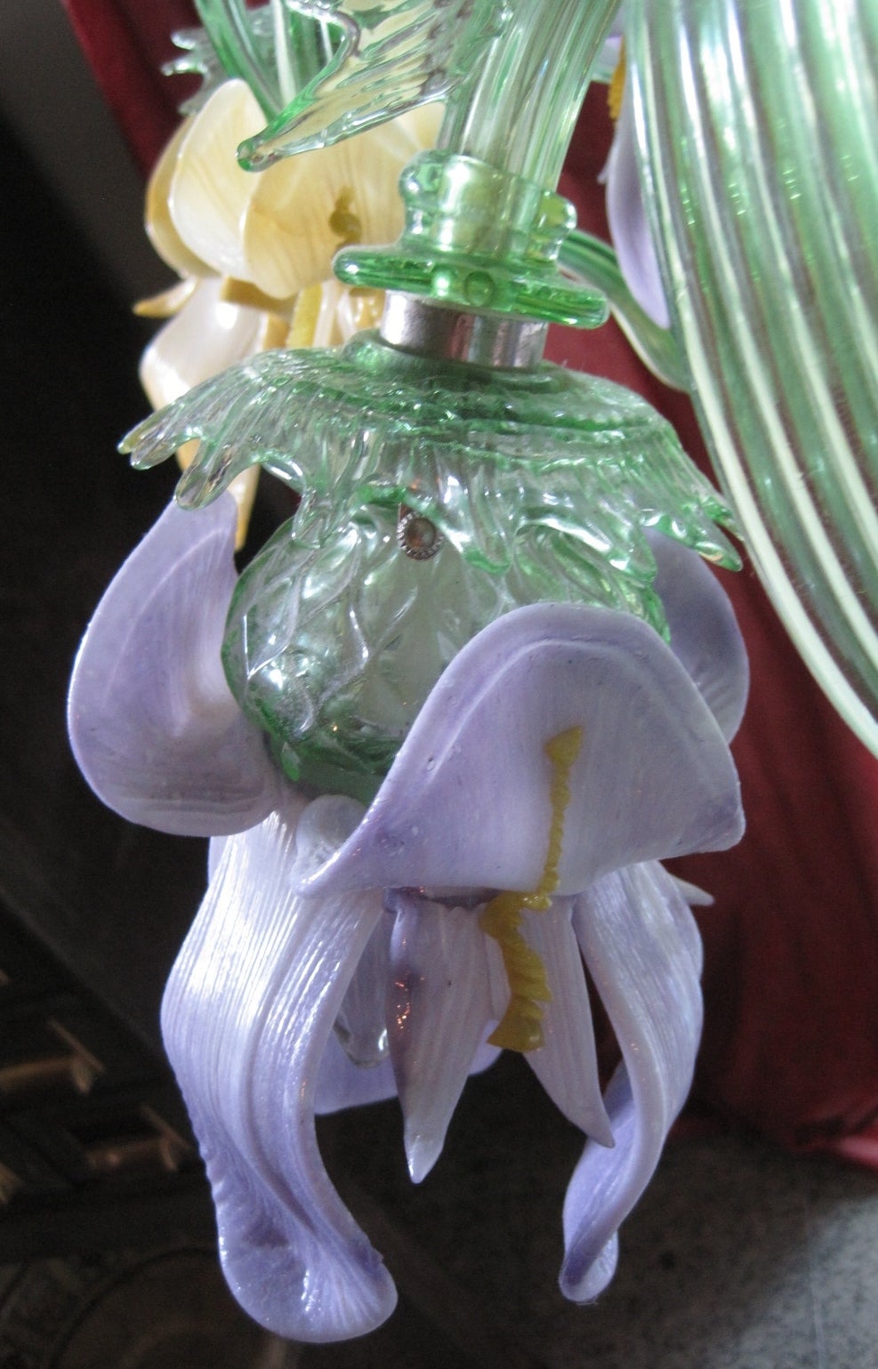 Venetian Murano Glass Chandelier For Sale 1