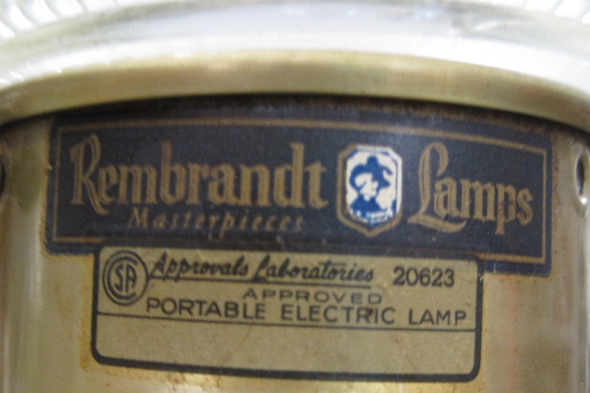 American Rembrandt Ceramic Floor Lamp, Mid-Century Modern