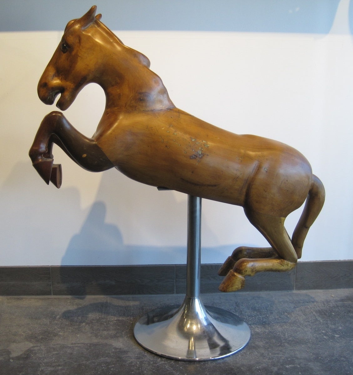 Carousel Horse, Hand-Carved Wood Circa 1900 American