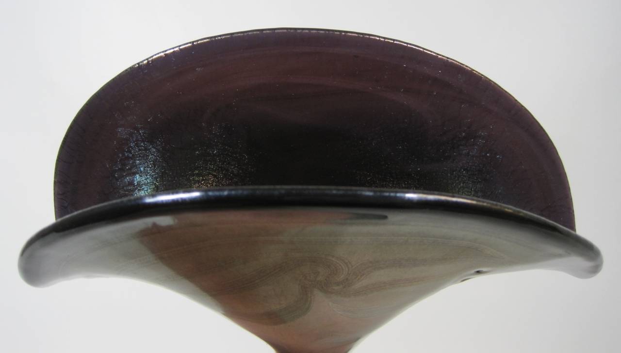 Tiffany Style Art Nouveau Glass Vase