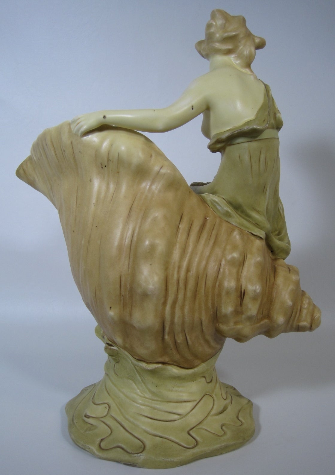 20th Century Royal Dux Art Nouveau Porcelain Woman Figure