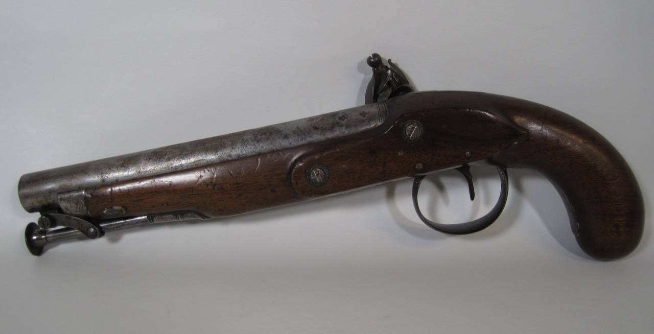 Flintlock Pistol made by Osborn Gunby & Co.

Free shipping within the United States and Canada.

Henry Osborn was born in 1756, He is first identified as a Sword Cutler in 1785 in Aston. He became one of the foremost suppliers to the Board of