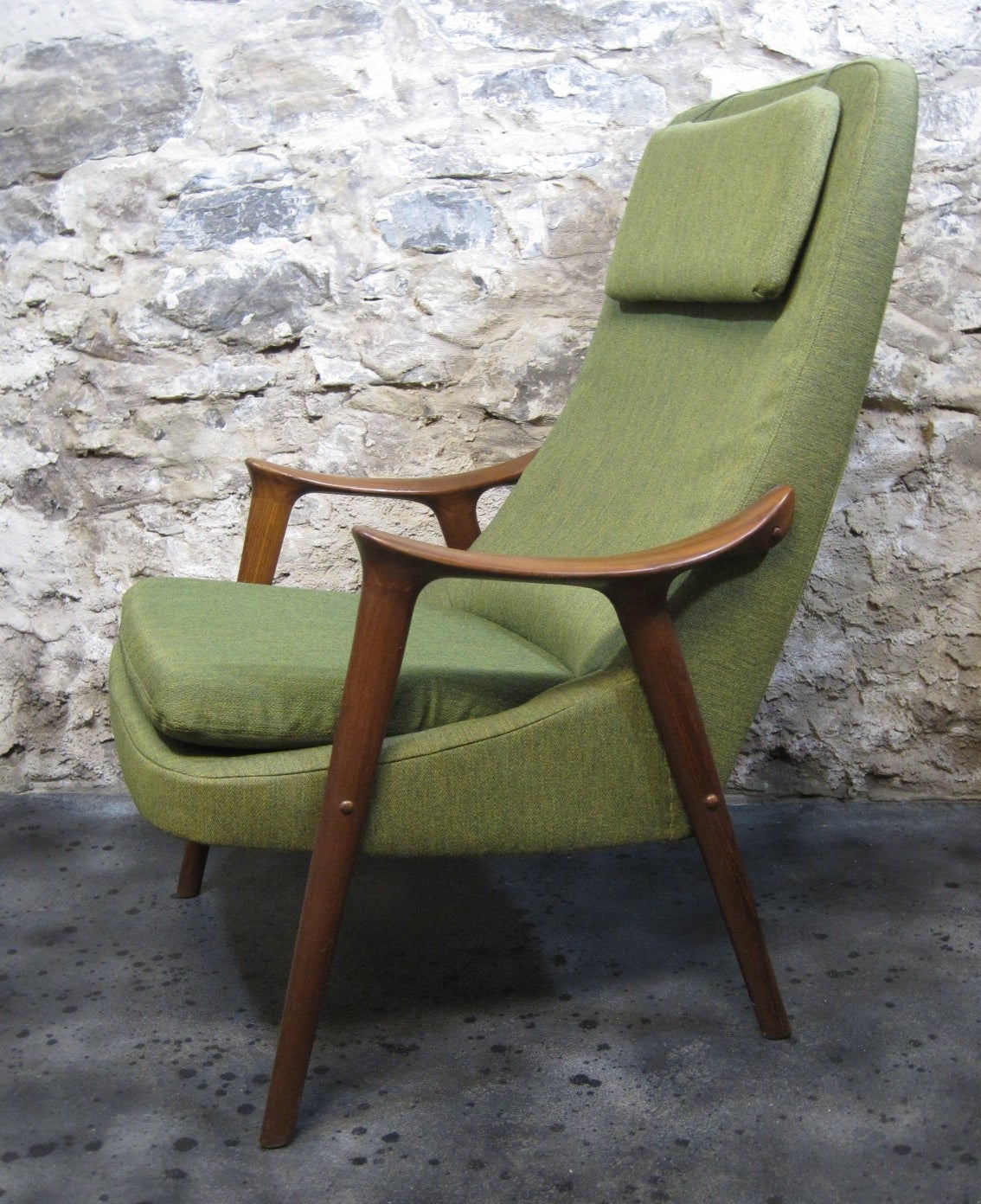 Ingmar Relling Teak Lounge Chair für Westnofa:: Skandinavische Moderne