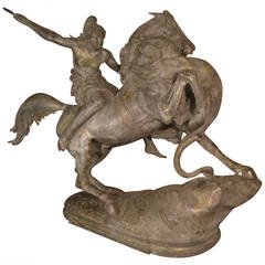 August Karl Eduard Kiss Sculpture, 19th Century