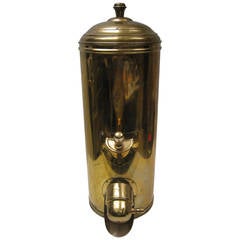 Used 19th Century Brass Coffee Dispenser