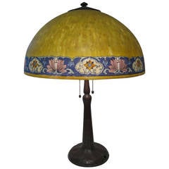 Handel Lamp, Signed American Table Lamp 2