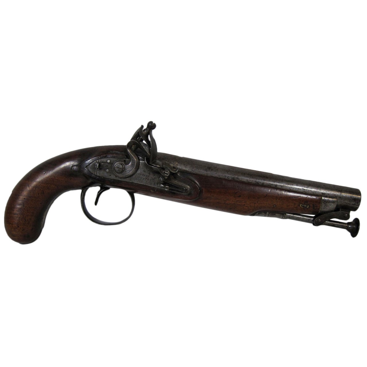 British Flintlock Pistol, Osborn Gunby and Company, Early 19th Century