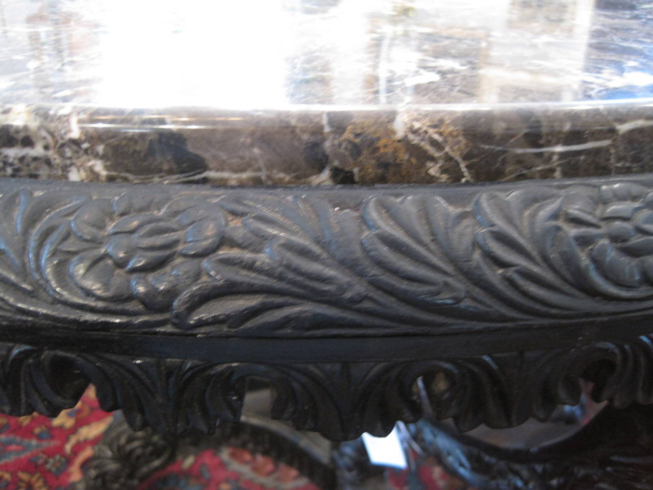 Ceylonese Ebony Dining Table, Anglo-Indian, 19th Century 4