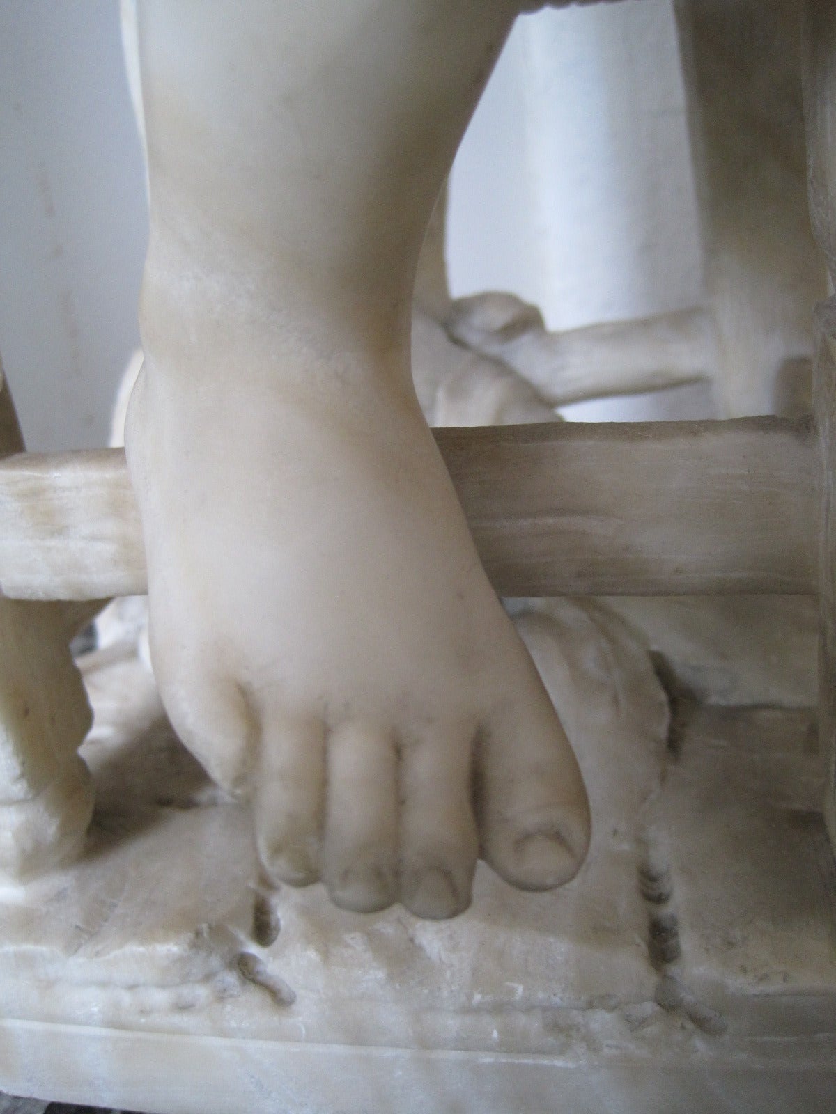 Sculpture Pasquale Romanelli:: marbre italien du 19ème siècle