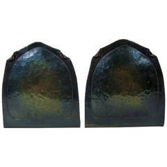 Carl Sorensen American Bookends, Hammered Copper Metalwork 2