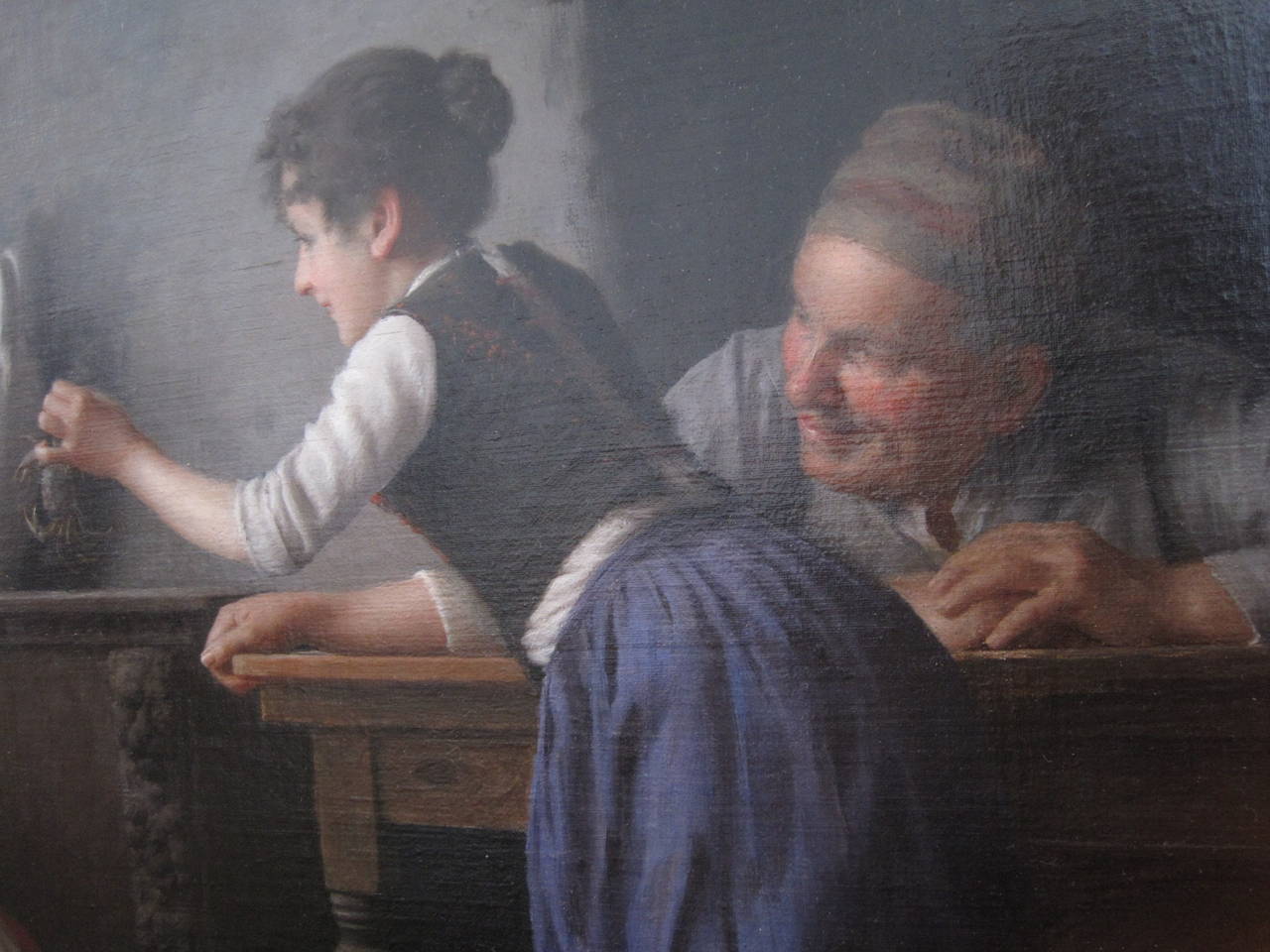 Giovanni Battista Torriglia Painting, Oil on Canvas In Excellent Condition In Hamilton, Ontario