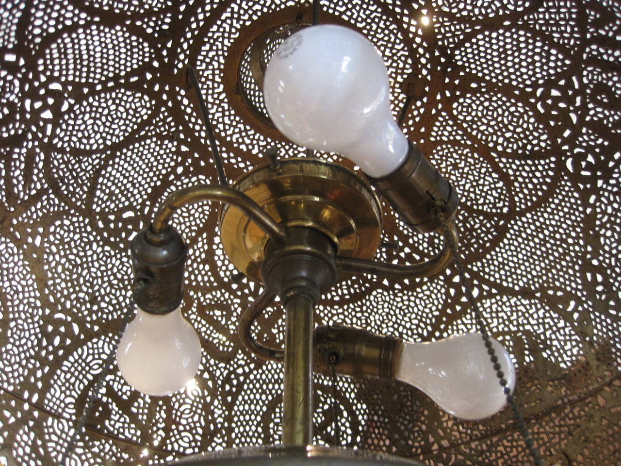 Middle Eastern Reticulated Floor Lamp, Moorish Revival 1