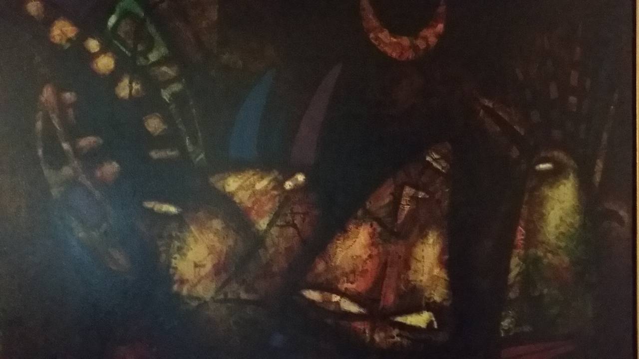Vladimir Vladimirov Russian Oil on Canvas Painting In Excellent Condition In Hamilton, Ontario