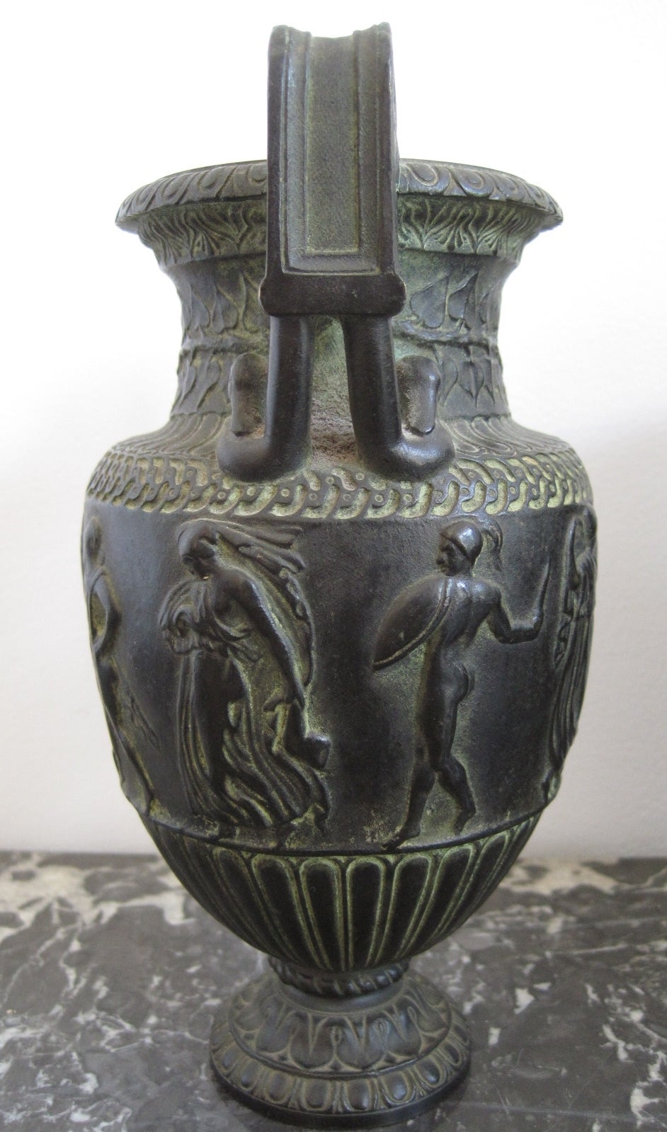 19th Century Bronze Urns, Neoclassical Revival 3