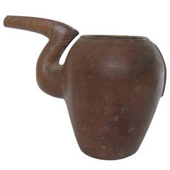 Ancient Middle Eastern Beak-Spouted Pottery Vessel, Persian, circa 1200 B.C 6