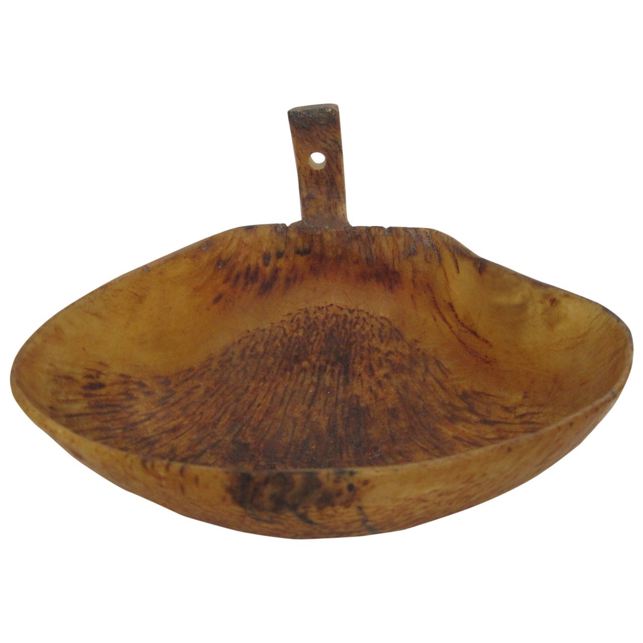 Native American Northwest Coast Tribal Sheep Horn Ladle