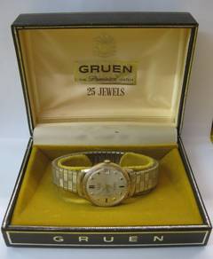 Gruen Precision Watch, 14-Karat Gold