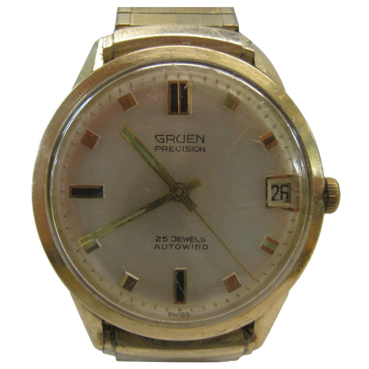 Gruen Precision Watch, 14-Karat Gold