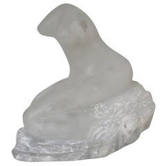 Female Nude Abstract Alabaster Sculpture