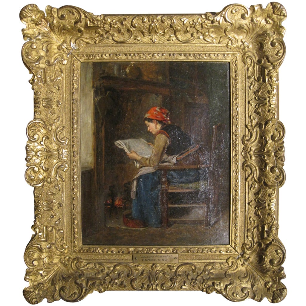 Haynes King Painting, Oil on Canvas, 19th Century